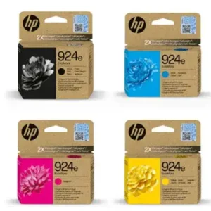 מארז ראשי דיו מקוריים 924e סט 4 ראשי דיו HP