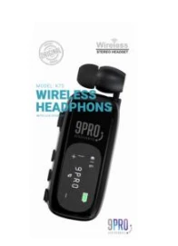 אוזניות BT CLIP K75 שחור