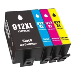 סט 4 ראשי דיו תואמים HP 912 6ZC74AE