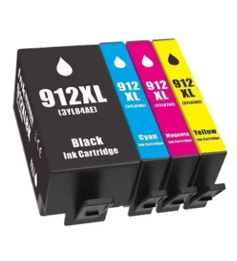 סט 4 ראשי דיו תואמים HP 912 6ZC74AE