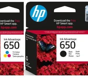 סט ראשי דיו מקוריים HP 650 CZ102AE +CZ101AE