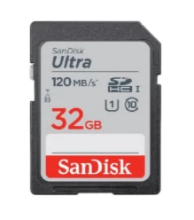 כרטיס זיכרון SanDisk Ultra 32GB SDHC Memory Card 120MB/s