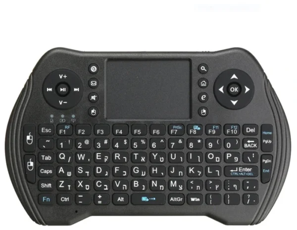 מקלדת מיני אלחוטית נטענת כולל משטח מגע MT10