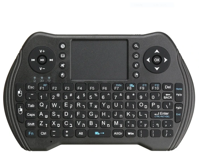 ⁦מקלדת מיני אלחוטית נטענת כולל משטח מגע MT10⁩ – תמונה ⁦1⁩