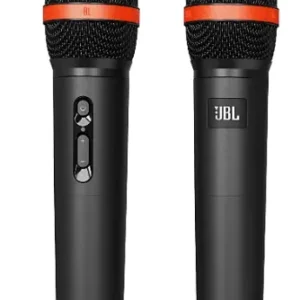 זוג מיקרופונים אלחוטיים JBL UHF MIC-300