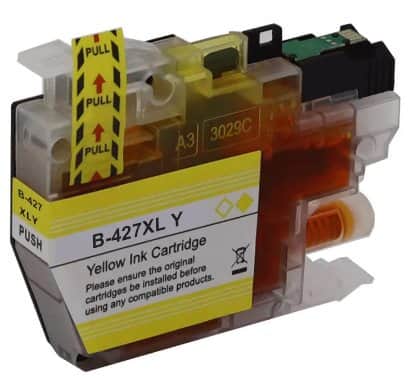 ראש דיו תואם צהוב BROTHER LC427XL