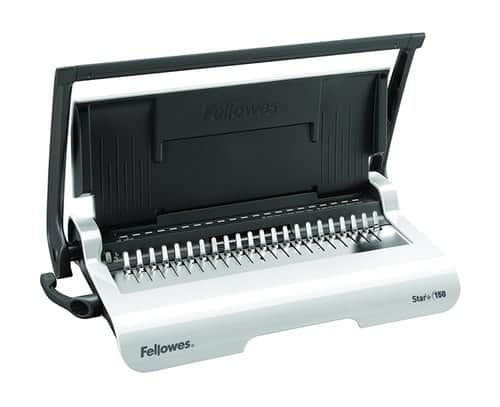 מכונת כריכה ספירלי פלסטיק ידני Fellowes Star+150 (Fellowes)