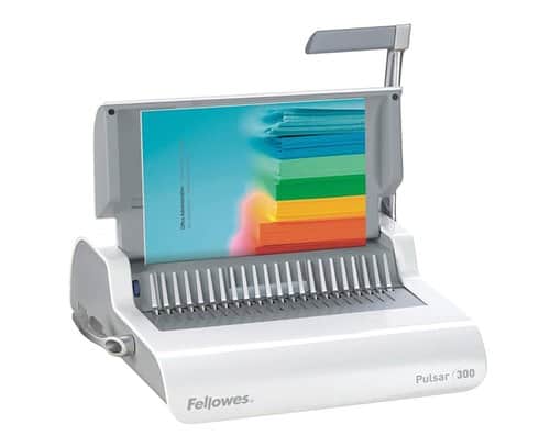 מכונת כריכה ספירלי פלסטיק ידני Fellowes Pulsar+300 (Fellowes)