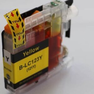 ראש דיו צהוב תואם Brother LC123Y XL