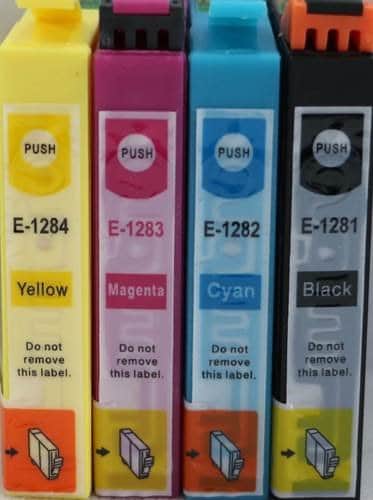 סט ראשי דיו תואמים אפסון EPSON T1281-1284